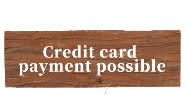 Credit card payment possible